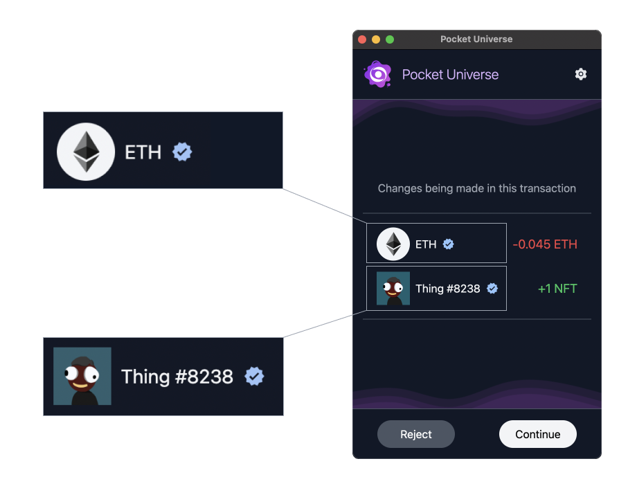 Pocket Universe 3 Transaction Security